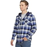 Quiksilver Men's Regular Fit Cozy Soft Button Down Hooded Flannel Shirt (S-XL)