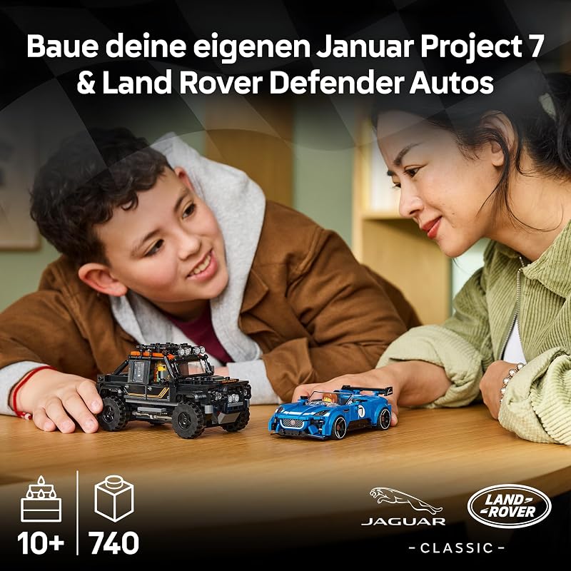 Speed Champions Jaguar Project 7 & Land Rover Defender 77264
