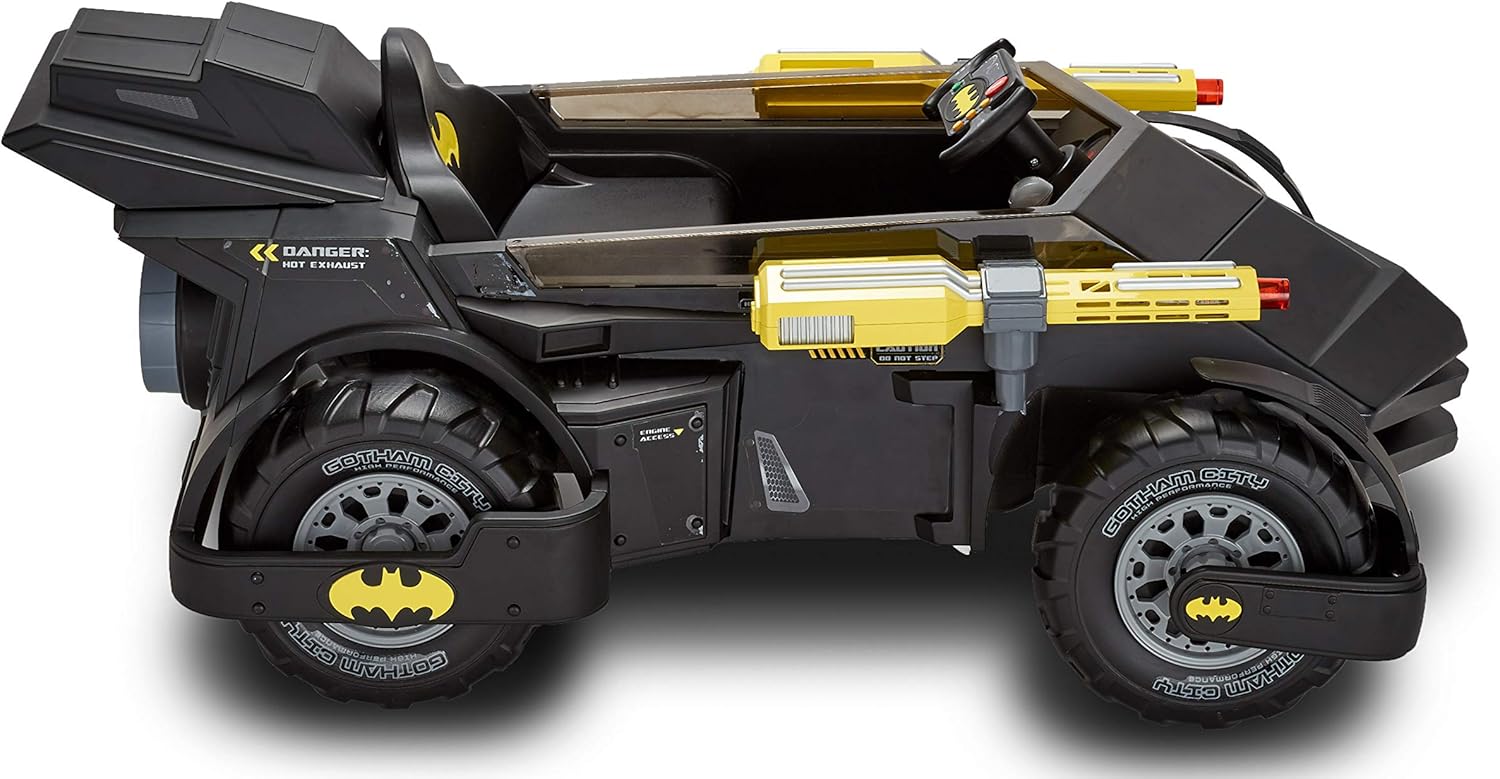 6v dc comics batman batmobile ride on