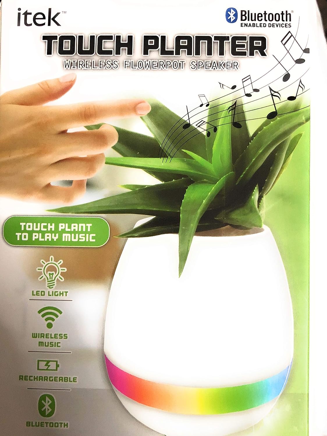 bluetooth speaker planter