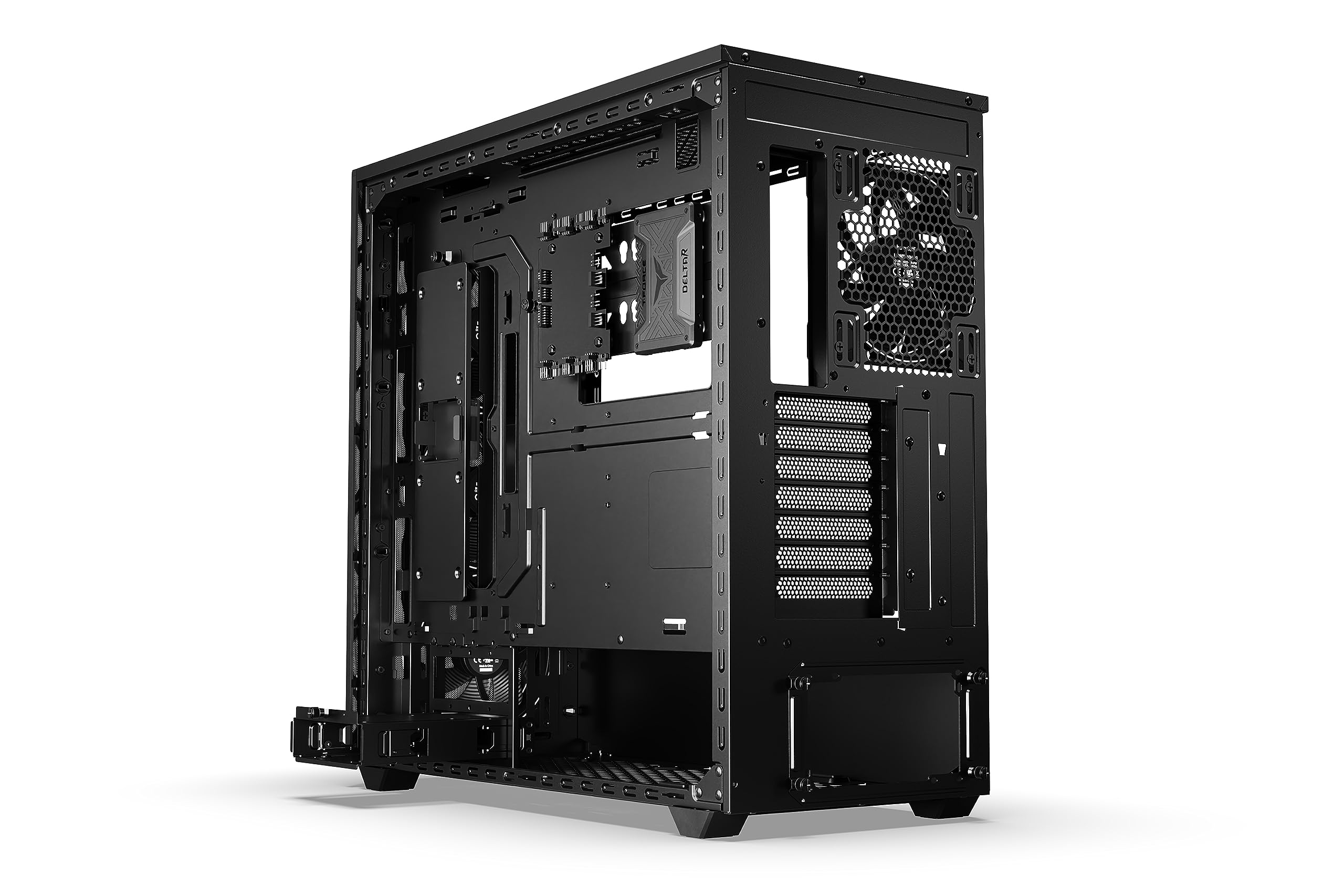 be quiet! Shadow Base 800 FX - ARGB - 4 Light Wings 140mm PWM Fans - Mid-Tower PC Gaming Case - 420mm radiators or E-ATX motherboards Support - Black - BGW63