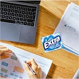 Extra Peppermint Sugarfree Gum Box of 10 x 15 Stick Packs view 6
