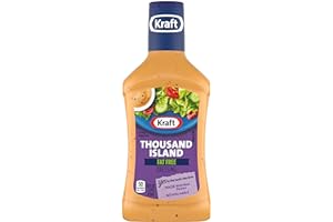 KRAFT BRAND DRESSING Kraft Fat Free Thousand Island, 16 oz, Pack of 6