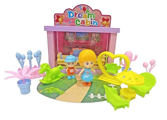 Popsugar Mini Dream Home Cabin with accessores Toy for Kids,