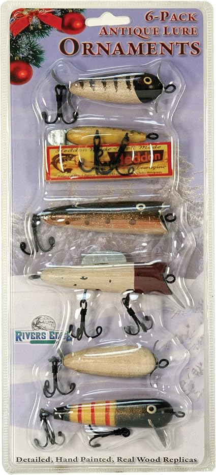 antique wooden fishing lures