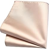 Branduce Solid Pocket Square for Men Plain Color Boy Handkerchief for Wedding Party