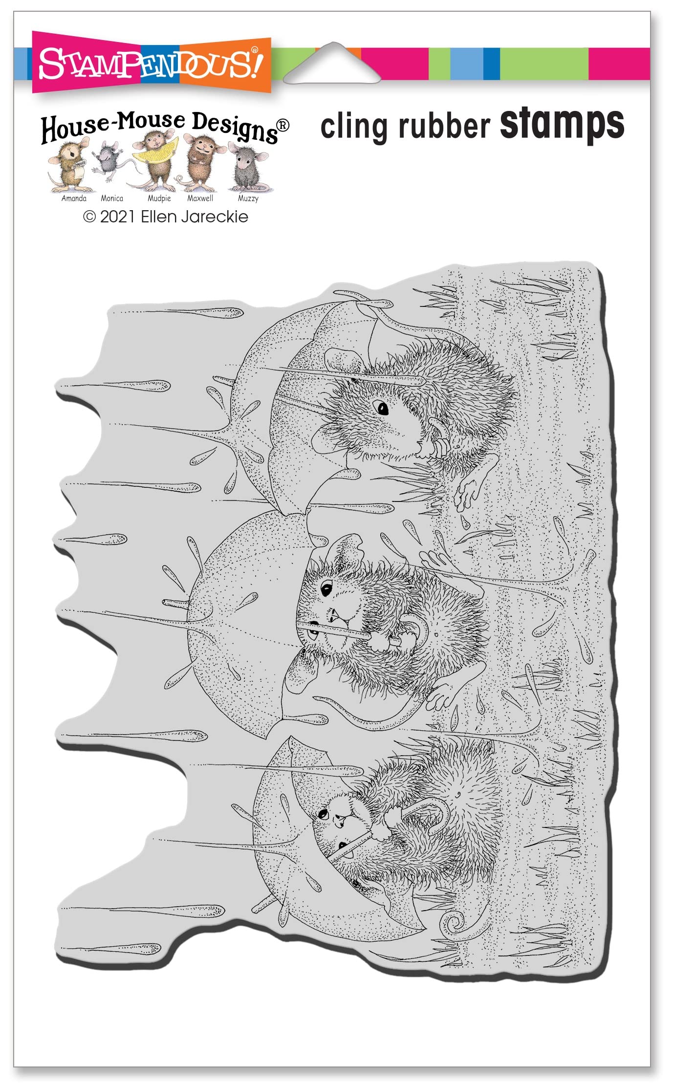 Stampendous Cling Rainy Play