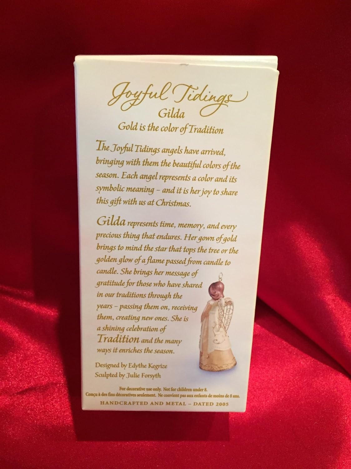 Amazon Com Hallmark Keepsake Ornament Gilda Joyful Tidings 05 Home Kitchen