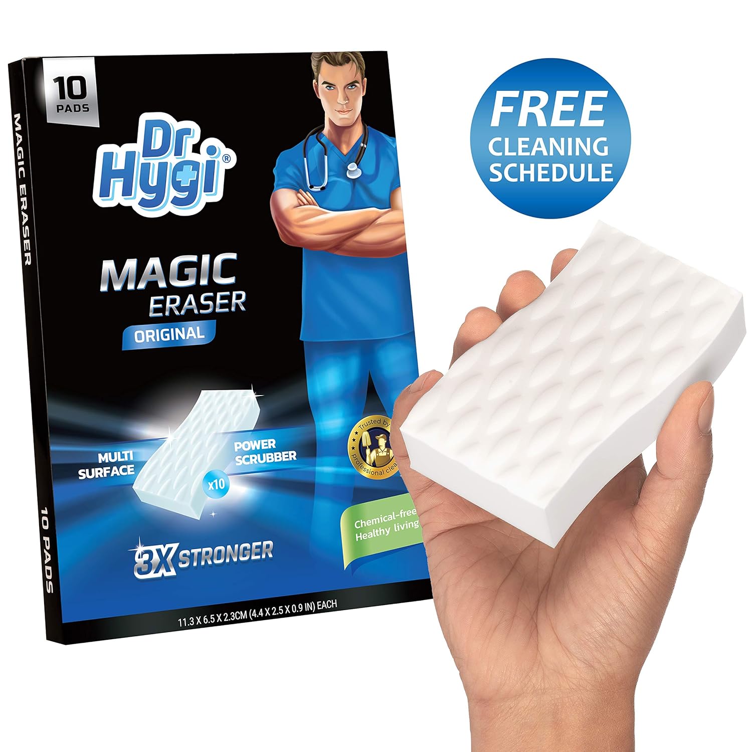10 x Magic Eraser Sponge by Dr.HygiTM Magic Erasers Cleaning Sponges