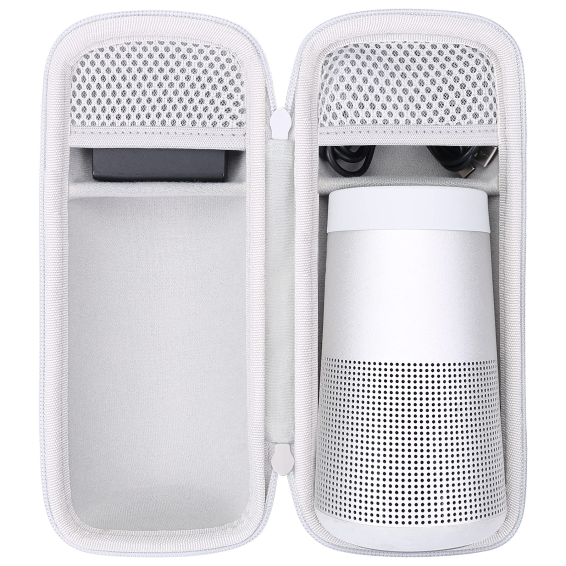co2CREA storage travel hard case for Bose SoundLink Revolve Series II Portable Bluetooth Speaker and Cables(Case Only,Excluding speaker)