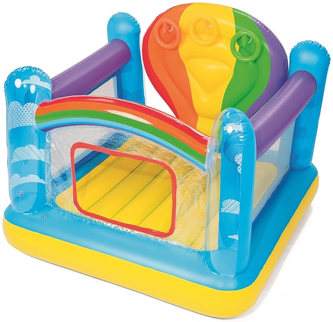 Bestway Up, In und Over Trampolin Regenbogen, 175 x 173 x 137 cm