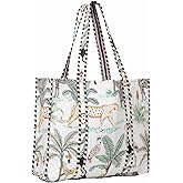 INDACORIFY Printed Cotton Tote Bag Women Shopping Carry Bag Indian Handmade Shopping Bag Ethnic Baho Hippie Bag Shoulder Bag