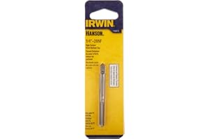 Irwin Tools 1788673 IRWIN High Carbon Steel Bottom Tap 1/4 " - 28 Nf, No.7 28 Nf Carded (1788673),