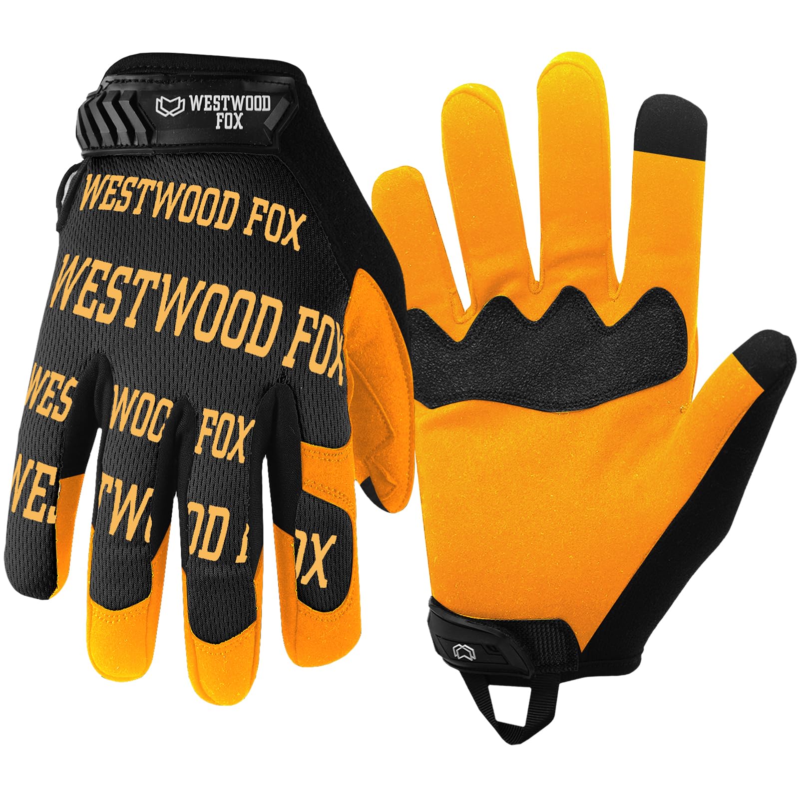 Photo 1 of WESTWOOD FOX Gardening Working Gloves Garden Thorn Proof Flexible Heavy Duty Leather Mechanic Utility Dexterity Breathable Construction Safety Gloves for Work Mens Women