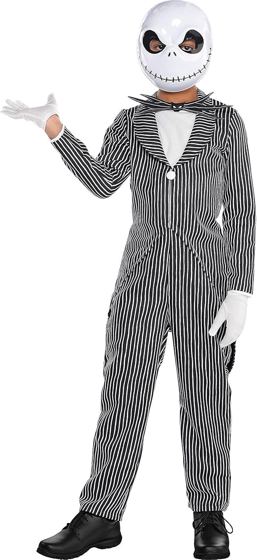 AMSCAN Jack Skellington Halloween Costume for Boys, The