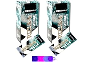OY GIFTS Rizla Menthol Xtreme Chill Flavour Infusions Cards - 2 x Full Boxes of 25 (New and Improved Flavour)