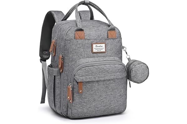 Diaper Bag Backpack RUVALINO Large Multifunction Travel Back Pack Maternity Baby Nappy Changing Bags