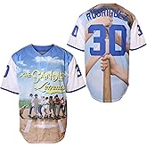 MNMN The Sandlot Benny Jersey The Jet Rodriguez Michael Squints Palledorous Alan Yeah-Yeah McClennan Movie Baseball Jersey (30-Blue, Large)