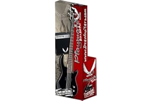 DEAN GUITARS Dean Edge 09 Bass and Amp Pack with Metallic Red Dean Edge 09 Bass Guitar, Bass Amp, Gig Bag, Tuner, Cord, Strap, and Picks