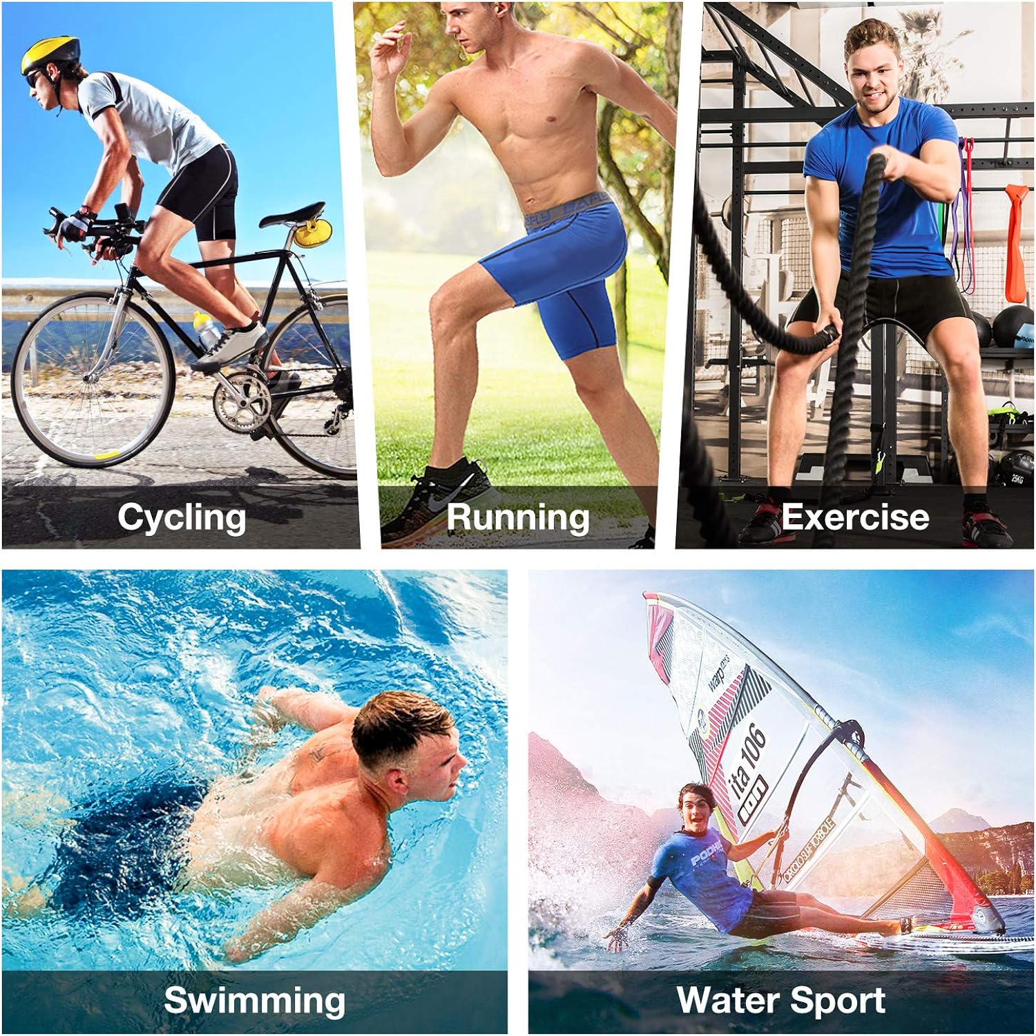 Runhit Compression Shorts for Men, Mens Underwear Spandex Shorts Workout Running : Clothing
