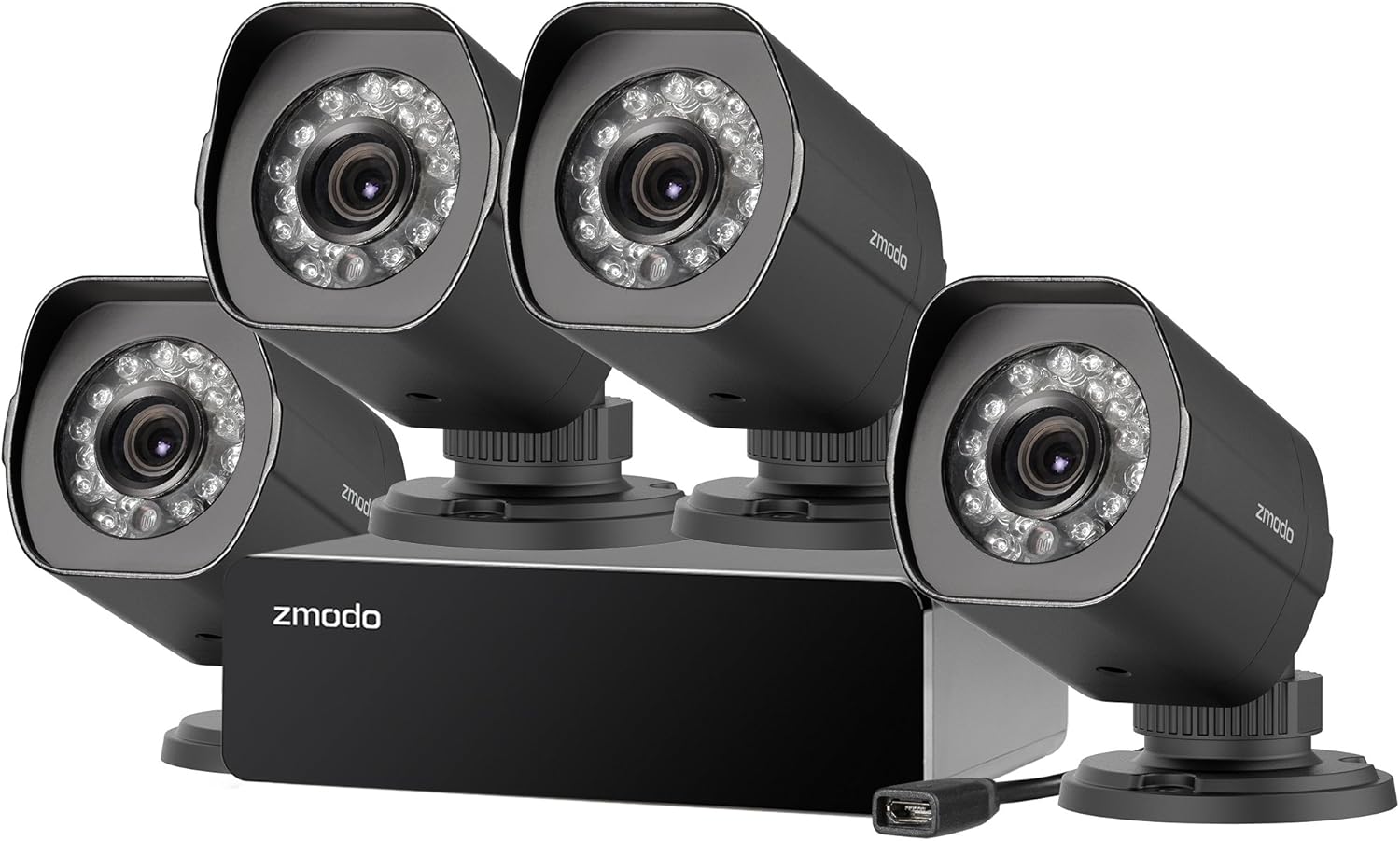 Zmodo Cámara de 32 canales NVR 8 sPoE + 8 cámaras