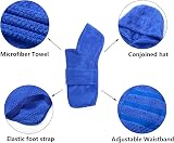Geyecete Pineapple Grid Fast Dry Dog Coat with Hood Blue XL view 2