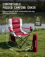 Voyager 2 Pack Outdoor Camping Chair Set 120kg Capacity Folding Chairs view 2