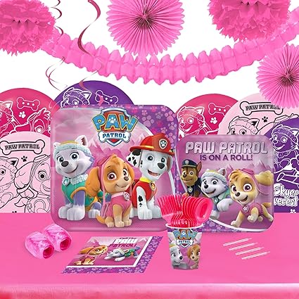 Paw Patrol Happy 3rd Birthday Party Balloons Decoration Set With