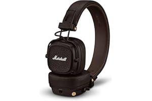 Marshall Major V On-Ear Wireless Bluetooth Headphones - Brown