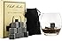 Set of 9 Grey Beverage Chilling Stones [Chill Rocks] Whiskey Stones for Whiskey and other Beverages - in Gift Box with Velvet Carrying Pouch - Made of 100% Pure Soapstone - by Quiseen