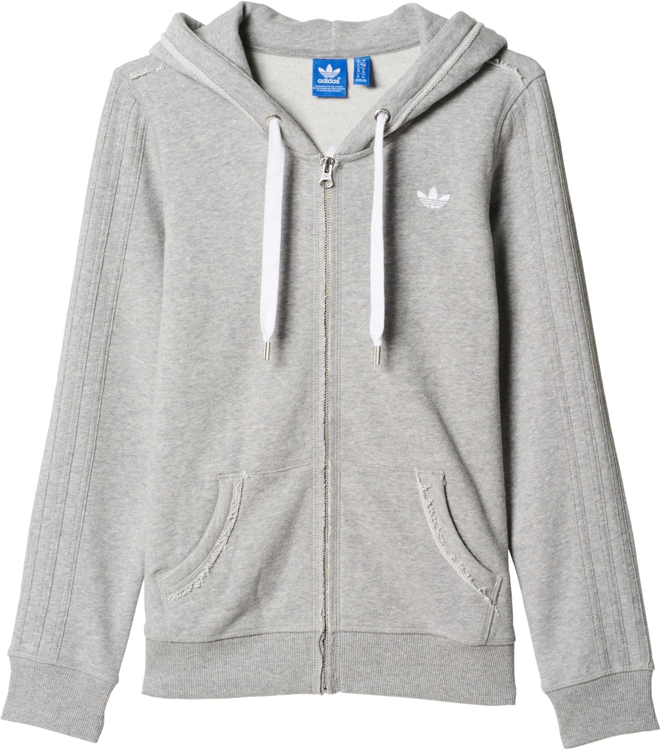ladies black adidas zip hoodie