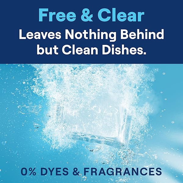 SEVENTH GENERATION DISHWASHER DETERGENT PACKS FOR SPARKLING DISHES FREE & CLEAR DISHWASHER TABS (72 COUNT)