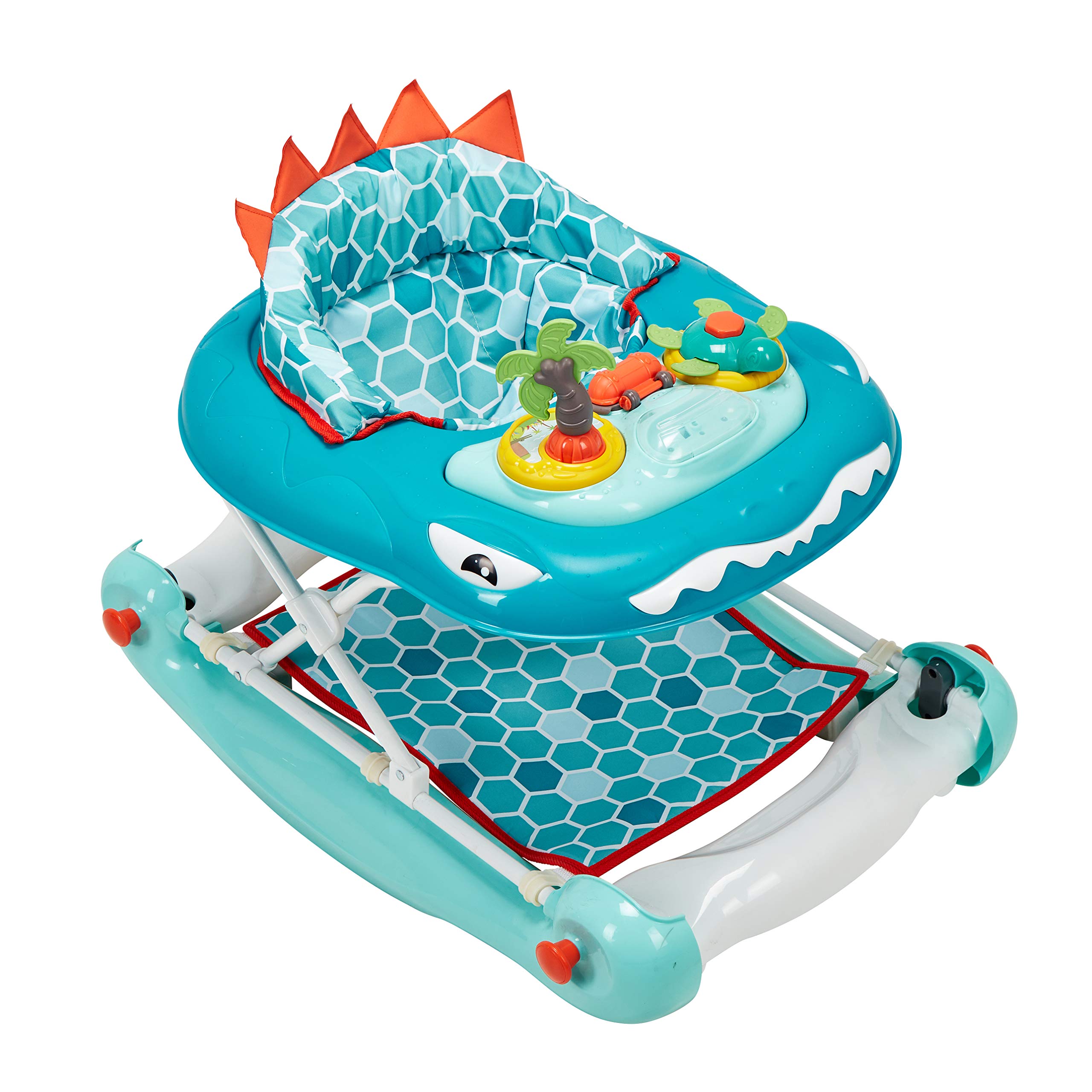 My Child Dino 3-in-1 Walk n Rock, Aqua, Dino