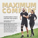 Lusenone Copper Knee Support 2 Pack for Men Women Compression Sleeve view 7