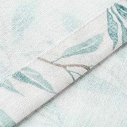 VOGOL Window Valances Leaves Printed Curtains for