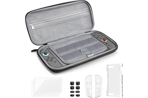 TiMOVO Accessories Bundle Kit for Nintendo Switch 2, 14 in 1 Switch 2 Accessories with Carrying Case, PC Protective Cover, TP