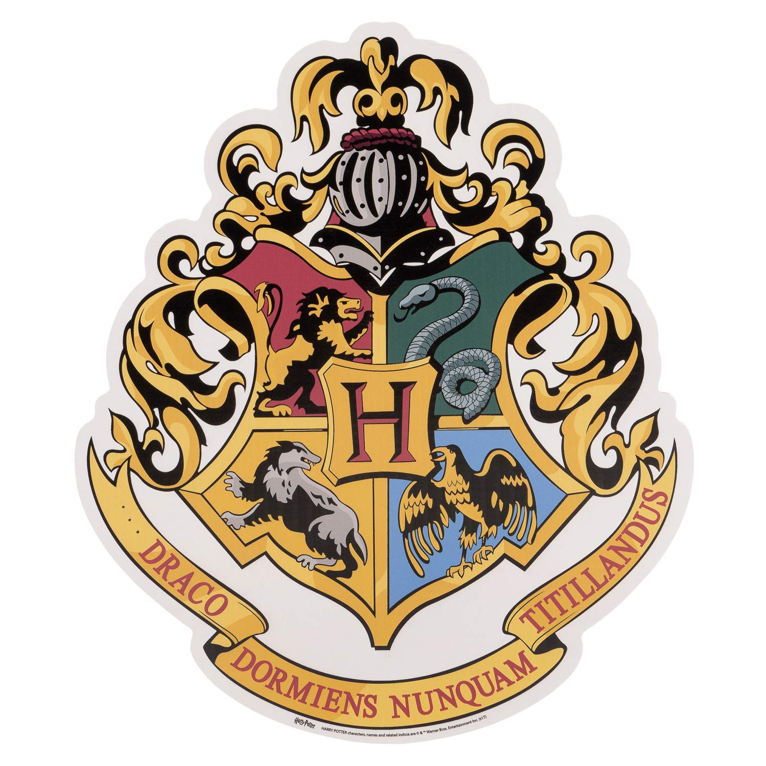STAR CUTOUTS Hogwarts Crest Wall Cut Out HARRY POTTER WIZARDING WORLD, 61 x 52 x 61 cm