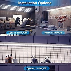 LAFULIT 8 PCS Under Cabinet Lighting Kit, Bright