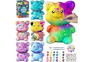 Innorock Paint Your Own Pig Lamp Art Kit, Night Light, Crafts for Teens Girls Boys, Arts & Crafts Kit, Painting Kit for Kids, Room Decoration, Christmas Crafts Birthday Gift for Kids Ages 3 4 5 6 7 8+