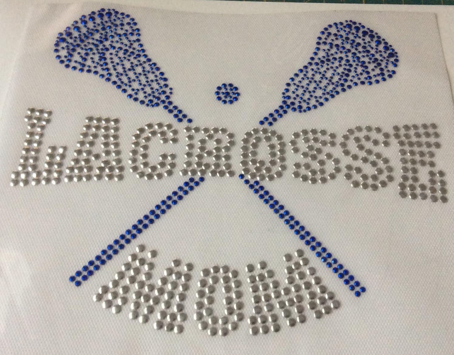 Lacrosse Rhinestone Lacrosse Hot Fix Transfer Iron On Boys