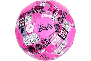 Capelli Sport Barbie Soccer Ball Sizes 3, 5, Officially Licensed Futbol for Boys and Girls Soccer Players