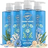 Safeguard Liquid Hand Soap, Ocean Breeze Scent, 15.5 fl oz Pack of 4 | Micellar Deep Cleansing that Washes Away 99% of Bacteria | Made with Natural Moisturizers &amp; Skin Conditioners | pH Balanced