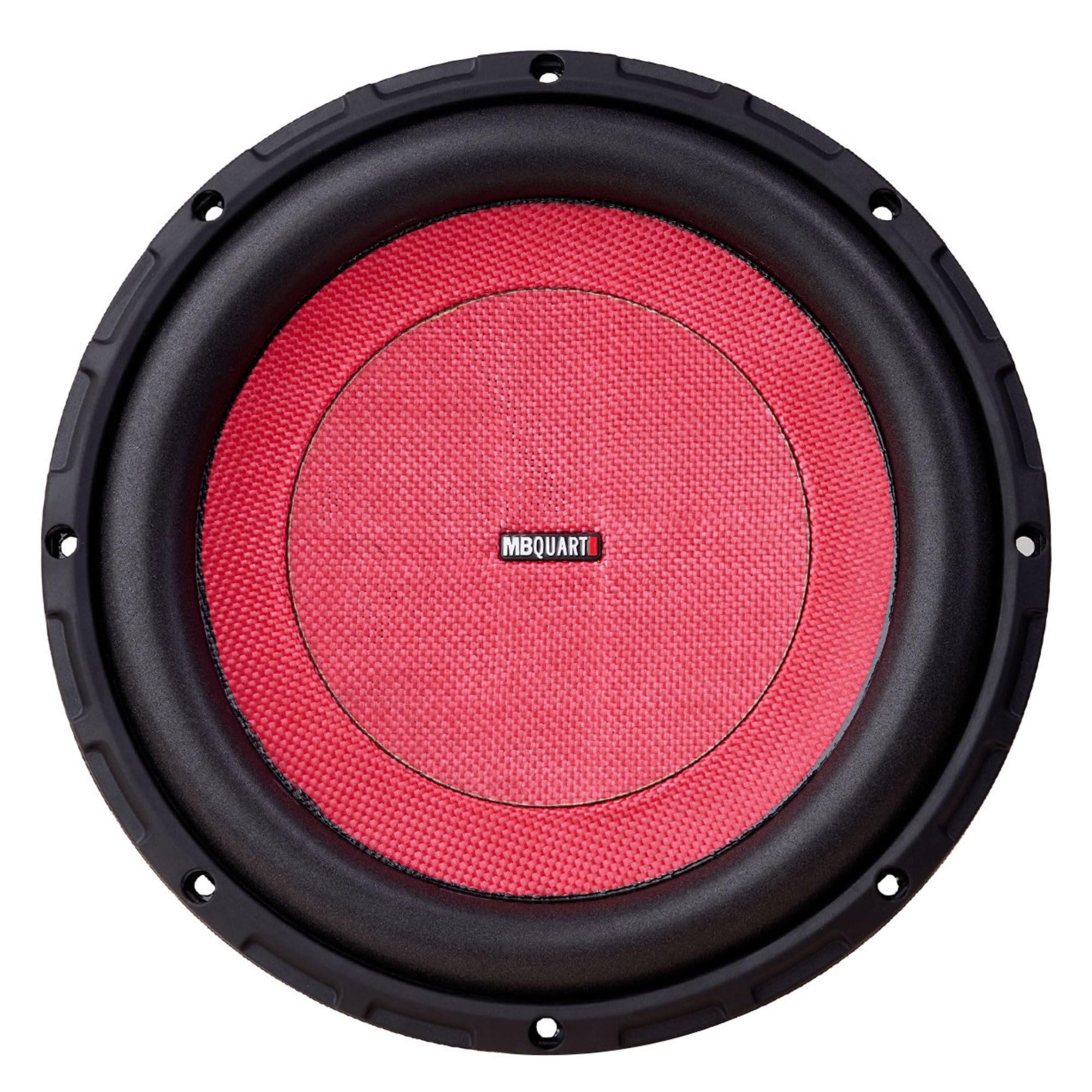 MB Quart Discus 10" DVC 4 Ohm Wall Mount Shallow Subwoofer with 600W Peak Power, High-Temperature Vented Voice Coil for Superior Sound Quality