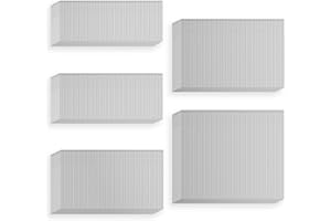 NIANRONGHUA 5000 Count 16 Gauge Finish Nails Total (1-1/4, 1-1/2, 1-3/4, 2, 2-1/2" 1000 Per Size) Galvanized Finish Processing Nails Suitable for Most Brand of 16 Gauge Pneumatic and Electric Brad Nailer