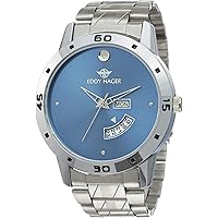 Eddy Hager Analogue Blue Dial Men's Watch - EH-210-BL