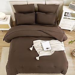 Litanika Super King Comforter Sets Brown - 7 Pieces