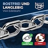 NietFullThings Stainless Steel Chain 316 Marine Grade 3 mm Long Link 20 m view 4