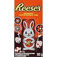 REESE'S Foil Wrapped Solid Bunny, Easter Peanut Butter Chocolate, Good for Easter Hunts, 141g