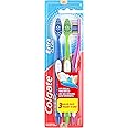 Colgate Extra Clean Toothbrush, Soft Toothbrush for Adults, 3 Count (Pack of 1)