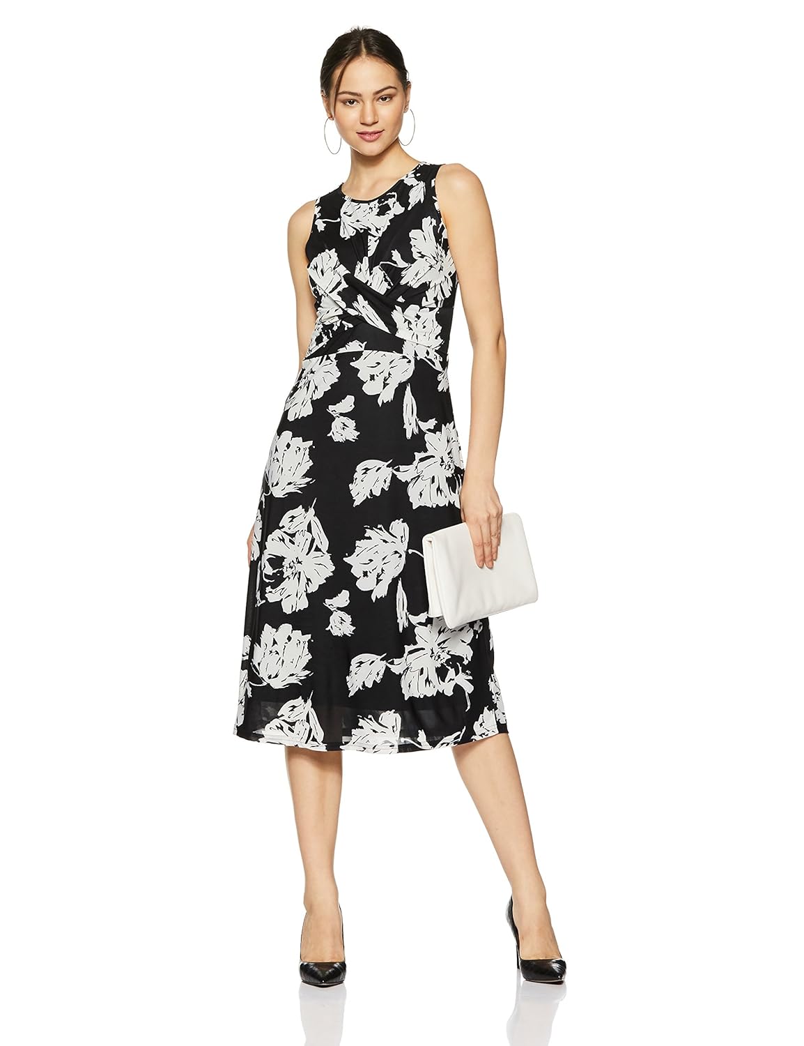 and women's a-line midi dress